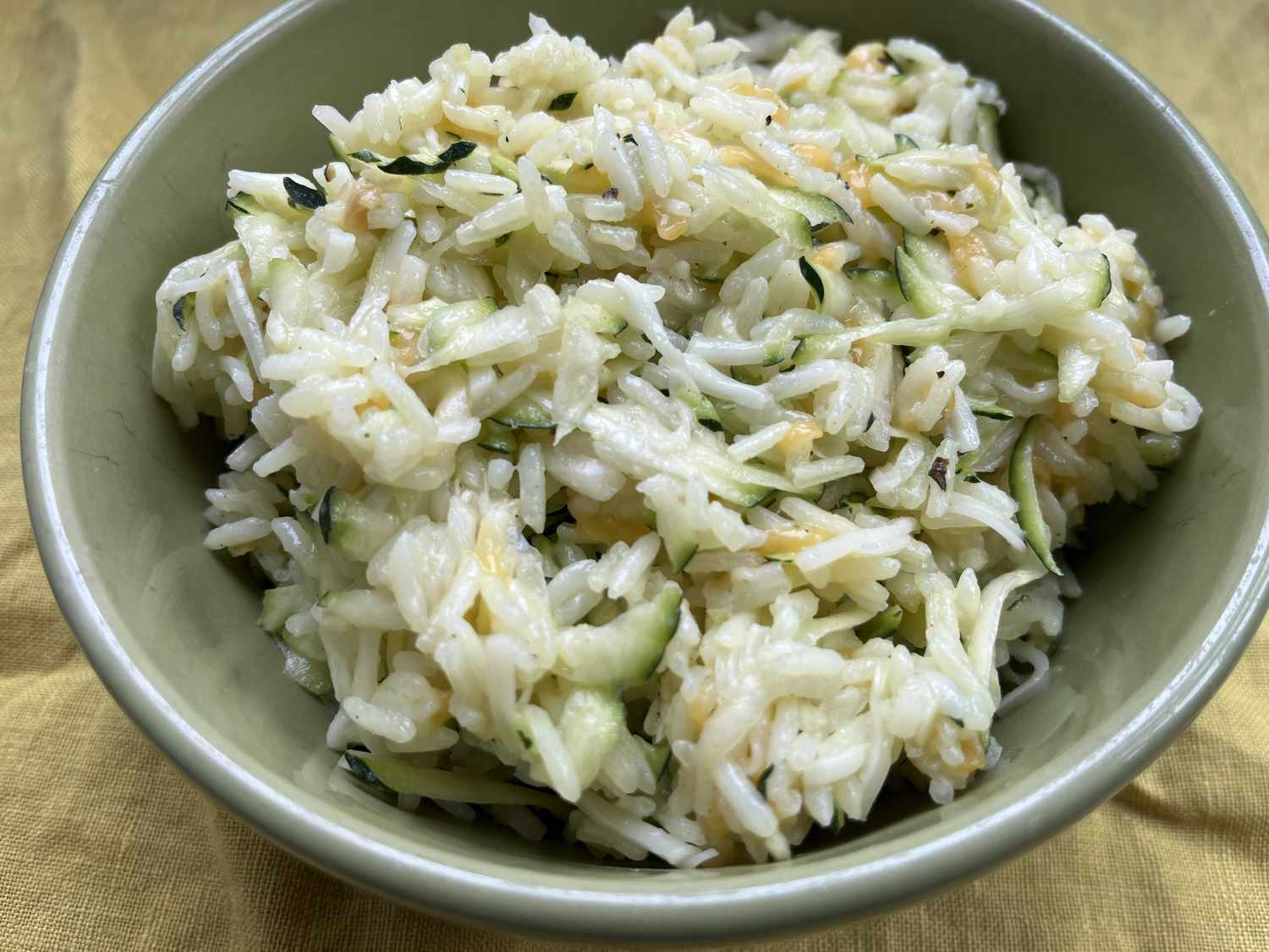 Cheesy Zucchini Rice Recipe