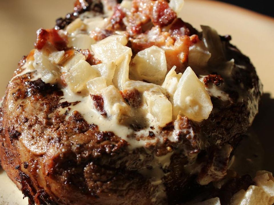 Filet Mignon with Bacon Cream Sauce Recipe