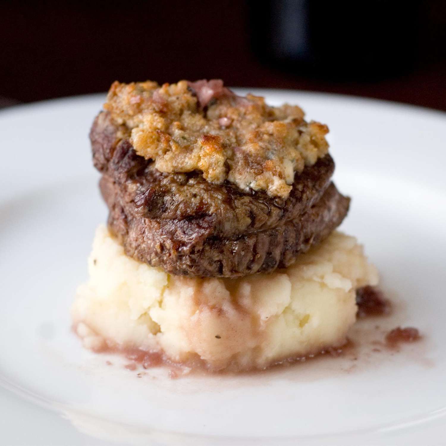 Blue Cheese Crusted Filet Mignon with Port Wine Sauce Recipe