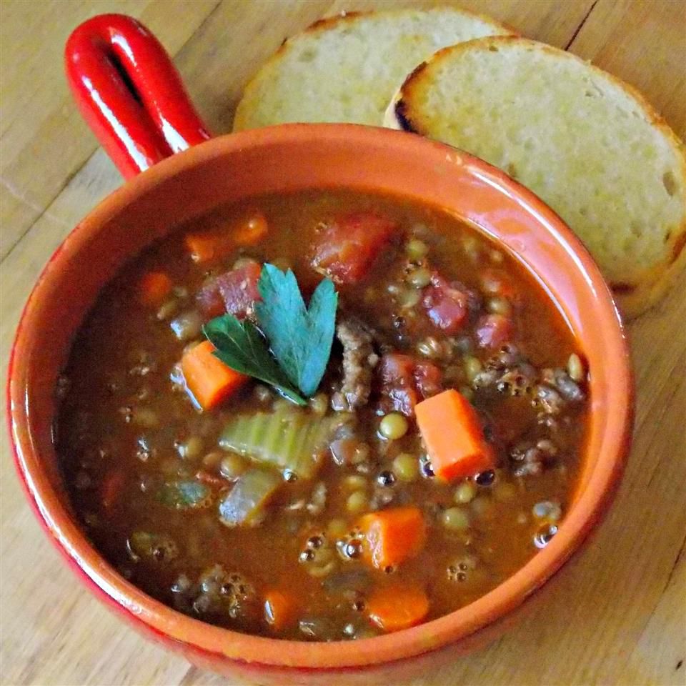 Beef and Lentil Soup Recipe