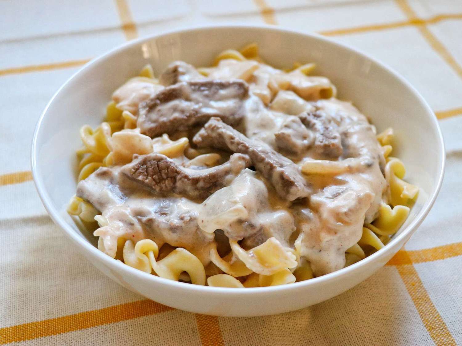 Beef Stroganoff with Steak Recipe