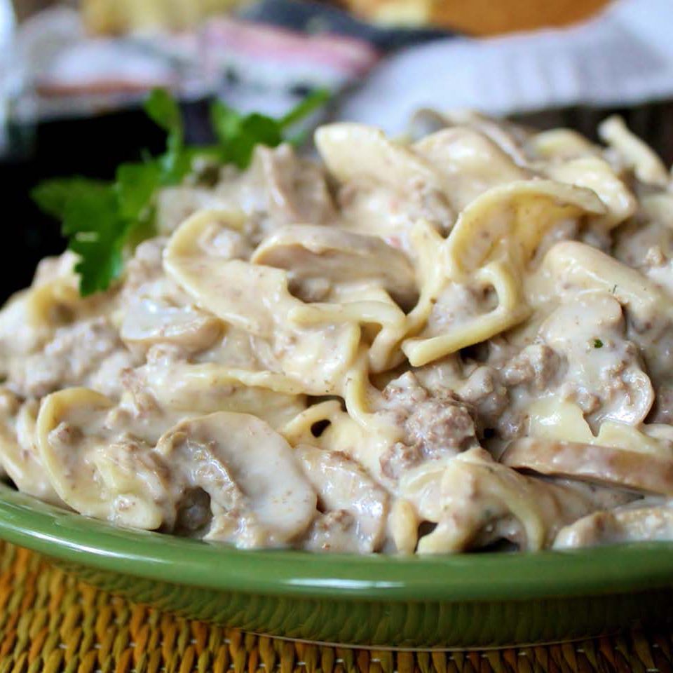 Simple Hamburger Stroganoff Recipe