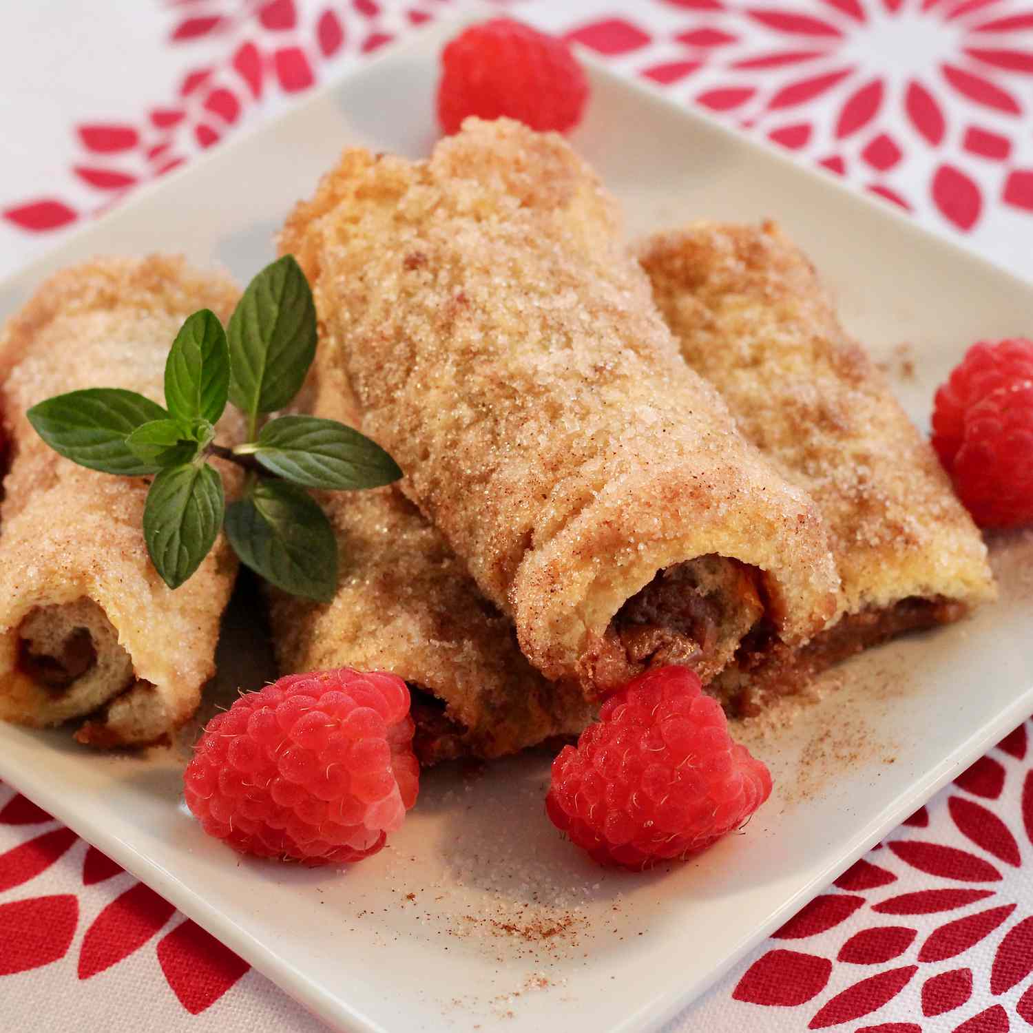 Chocolate Raspberry Blintzes Recipe