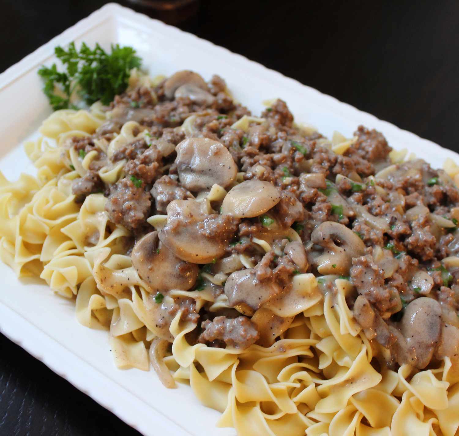 Hamburger Stroganoff Recipe