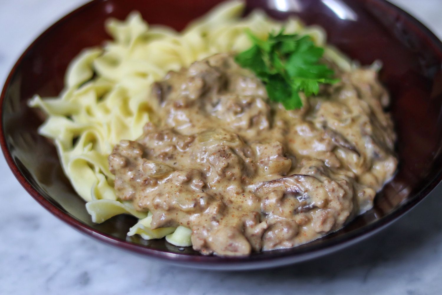 Beef Stroganoff with Ground Beef Recipe