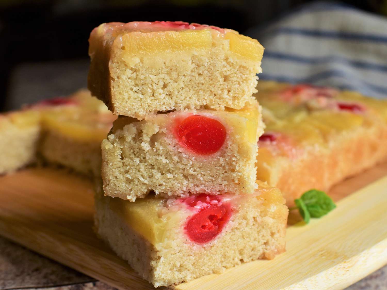 Pineapple Upside Down Bars Recipe