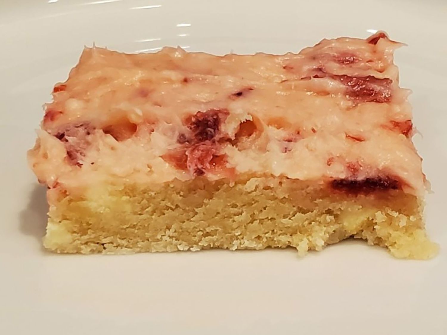 Strawberry White Chocolate Cookie Bars Recipe