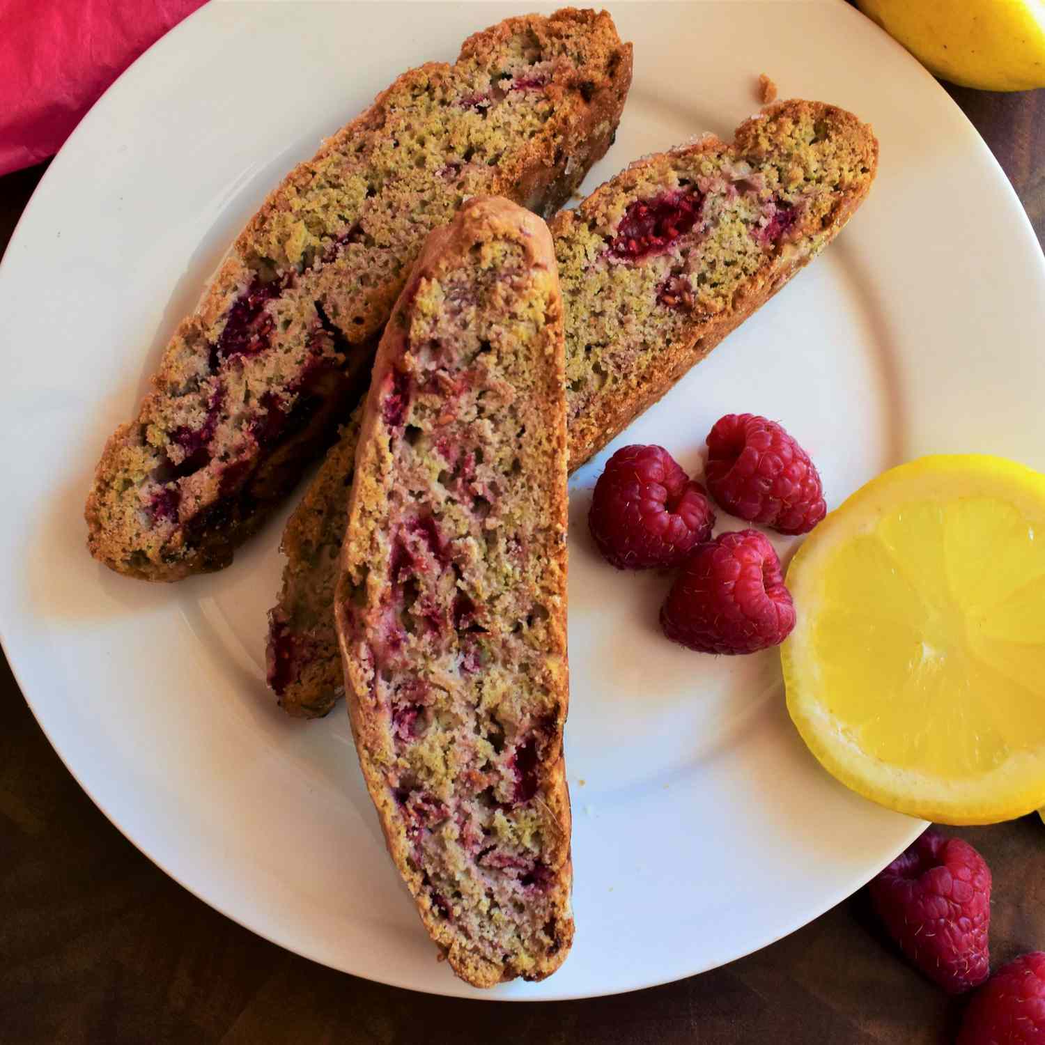 Raspberry Lemonade Biscotti Recipe