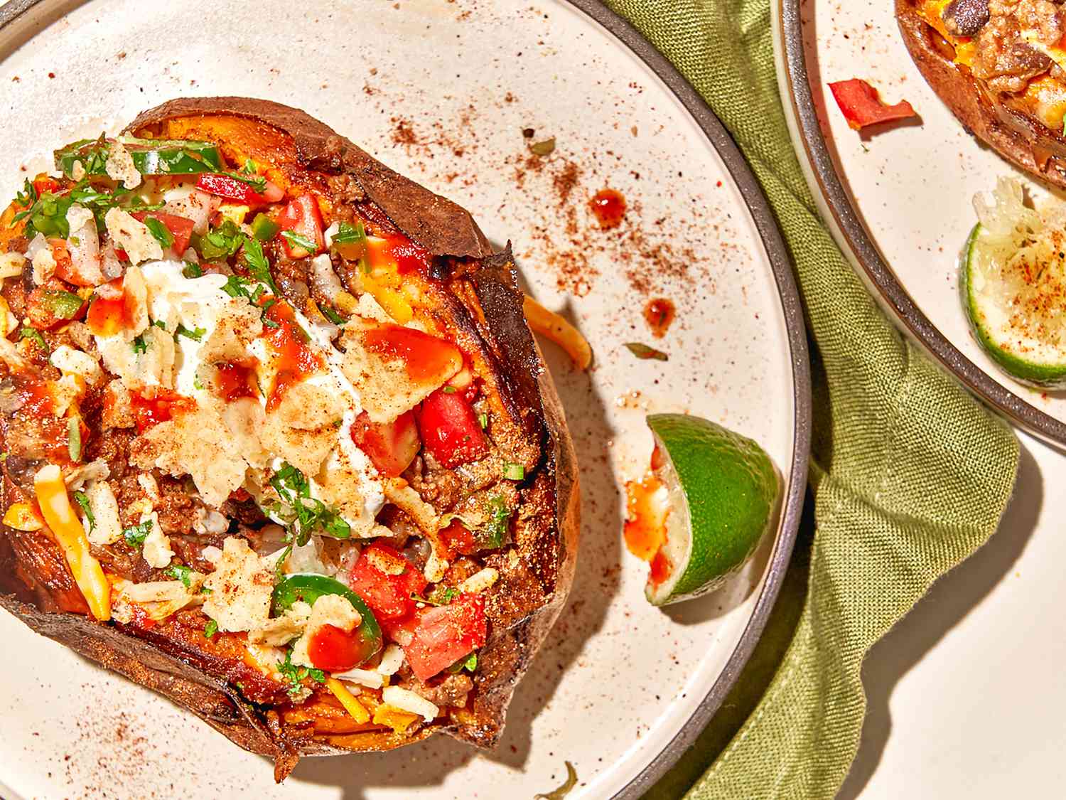 Easy Stuffed Taco Sweet Potatoes Recipe