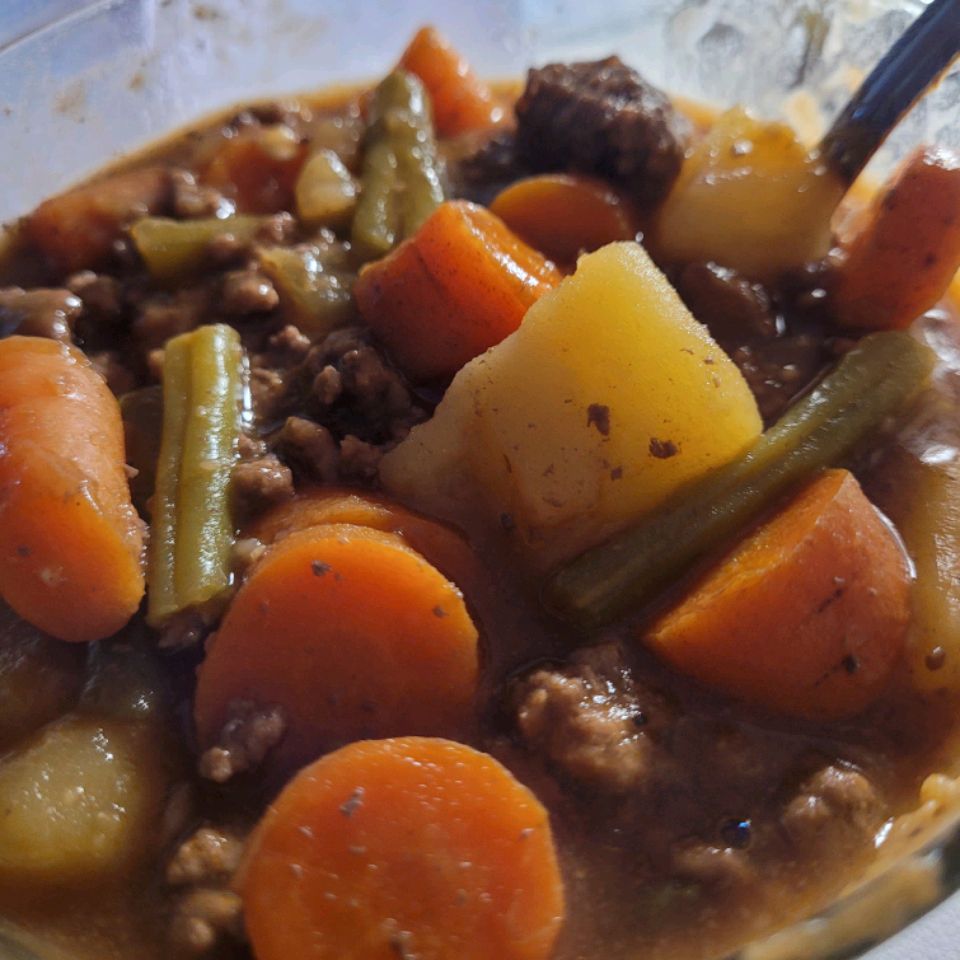 Ground Beef and Vegetable Stew Recipe