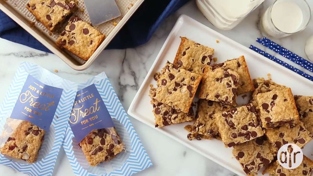 Bake Sale Chocolate Chip Oatmeal Brownies Recipe