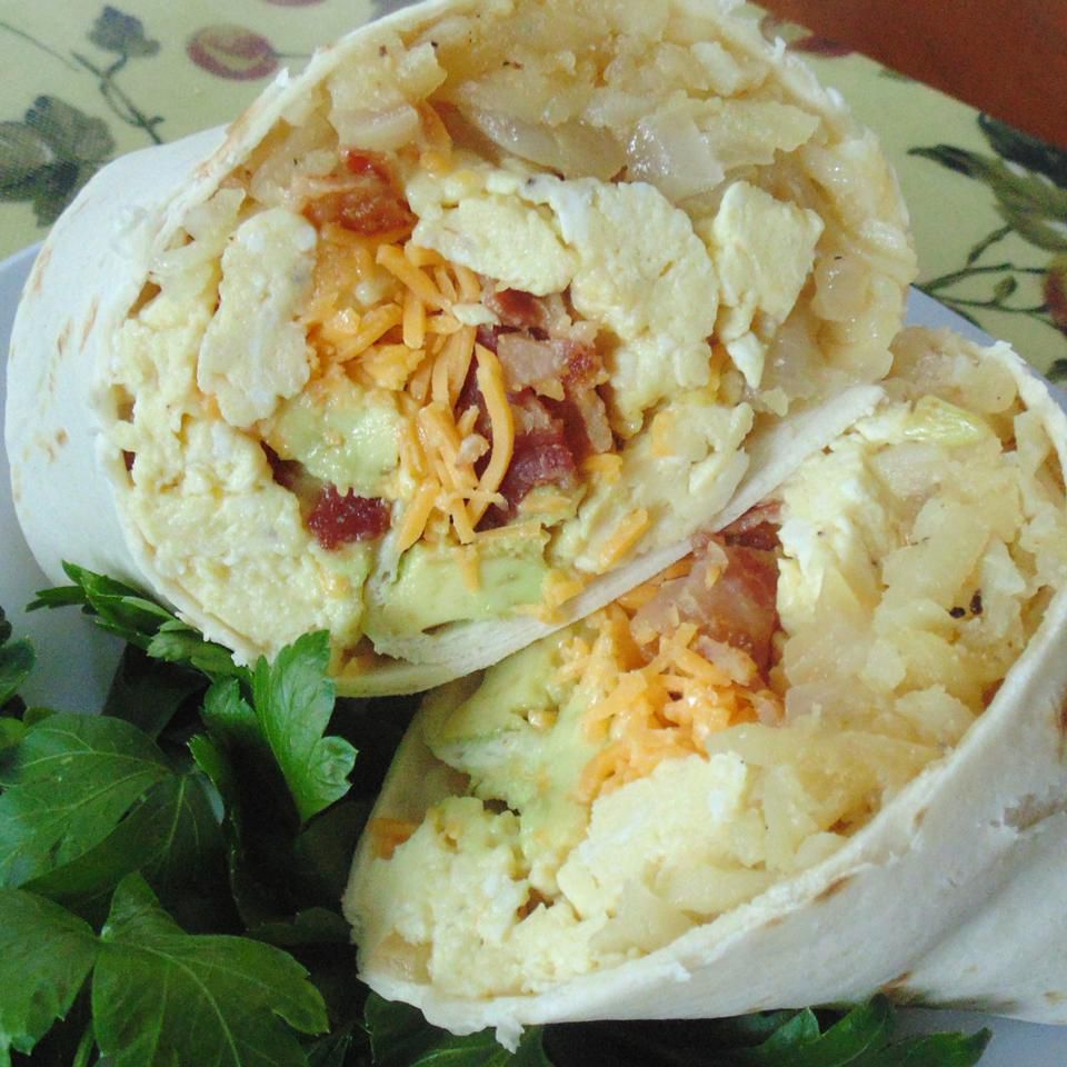 Flannery's Bacon Avocado Burritos Recipe