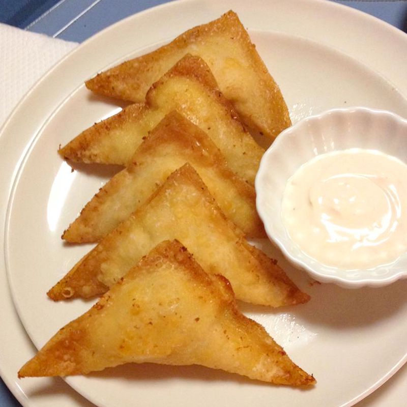 Crispy Buffalo Chicken Wontons Recipe