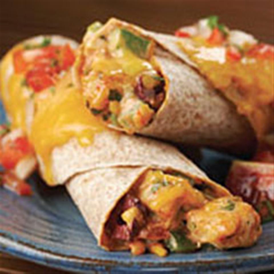 Fiesta Chicken Burritos Recipe