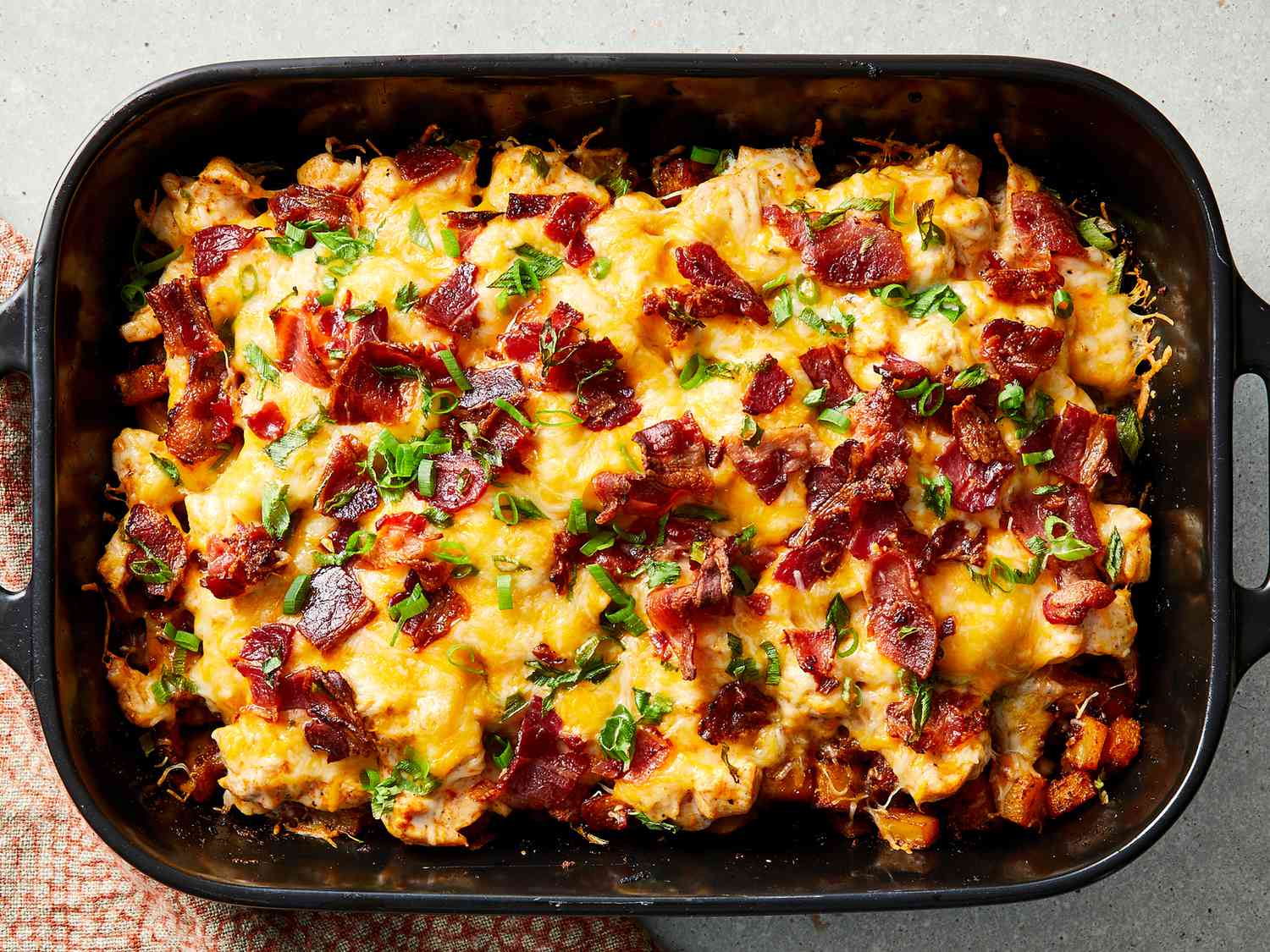 Buffalo Chicken and Roasted Potato Casserole Recipe