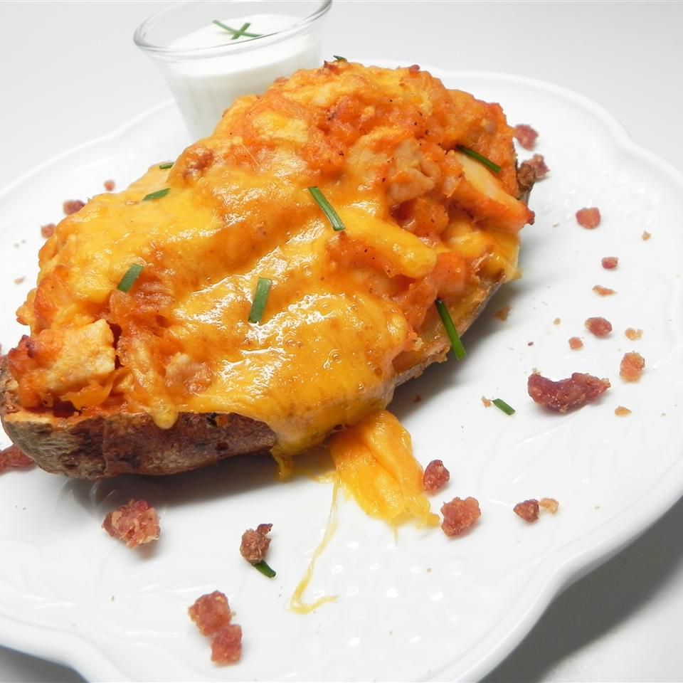 Buffalo Chicken Twice-Baked Potatoes Recipe