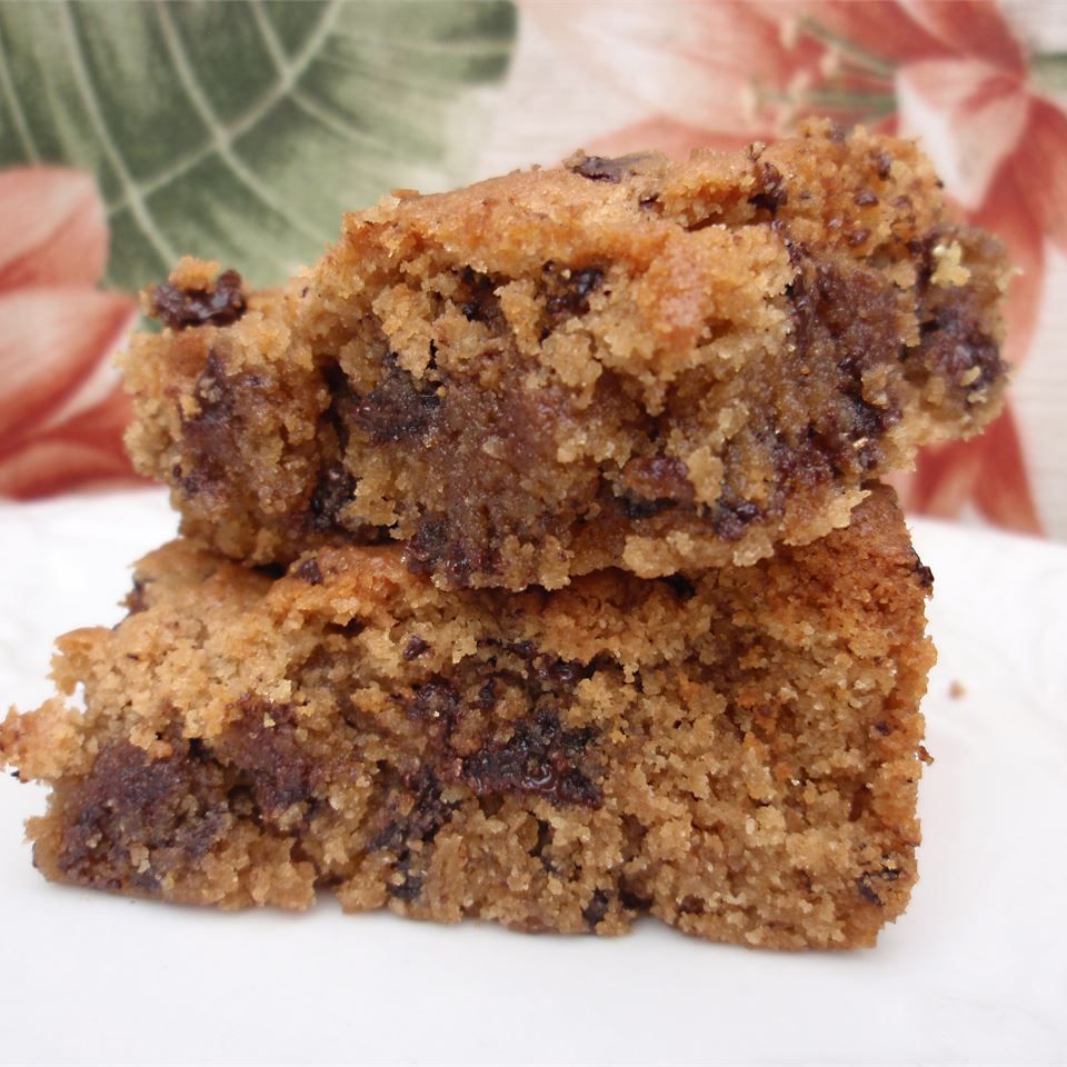 Chewy Whole Wheat Peanut Butter Brownies Recipe