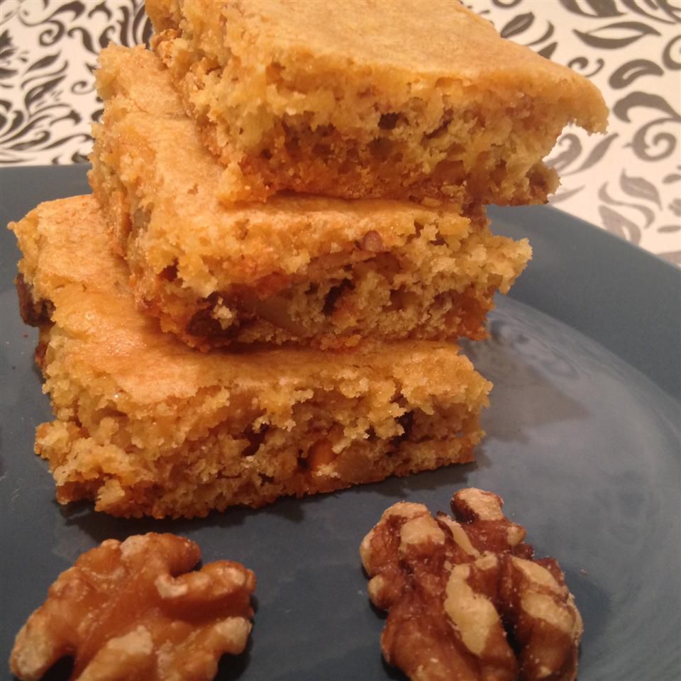 Naughty Nutty Blondies Recipe