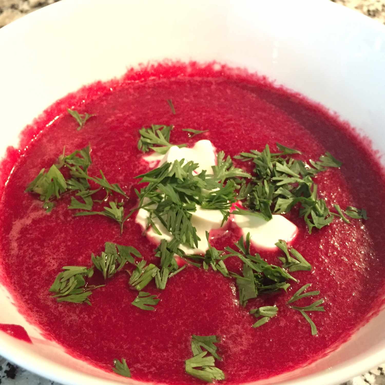 Cold Russian Borscht Recipe