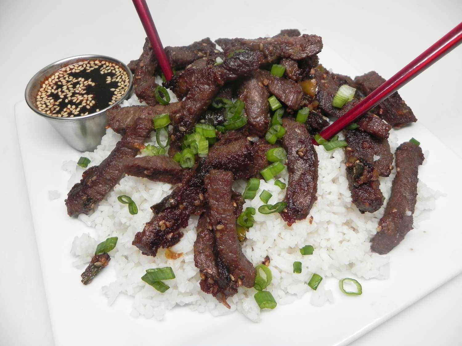 Beef Bulgogi with Dipping Sauce Recipe