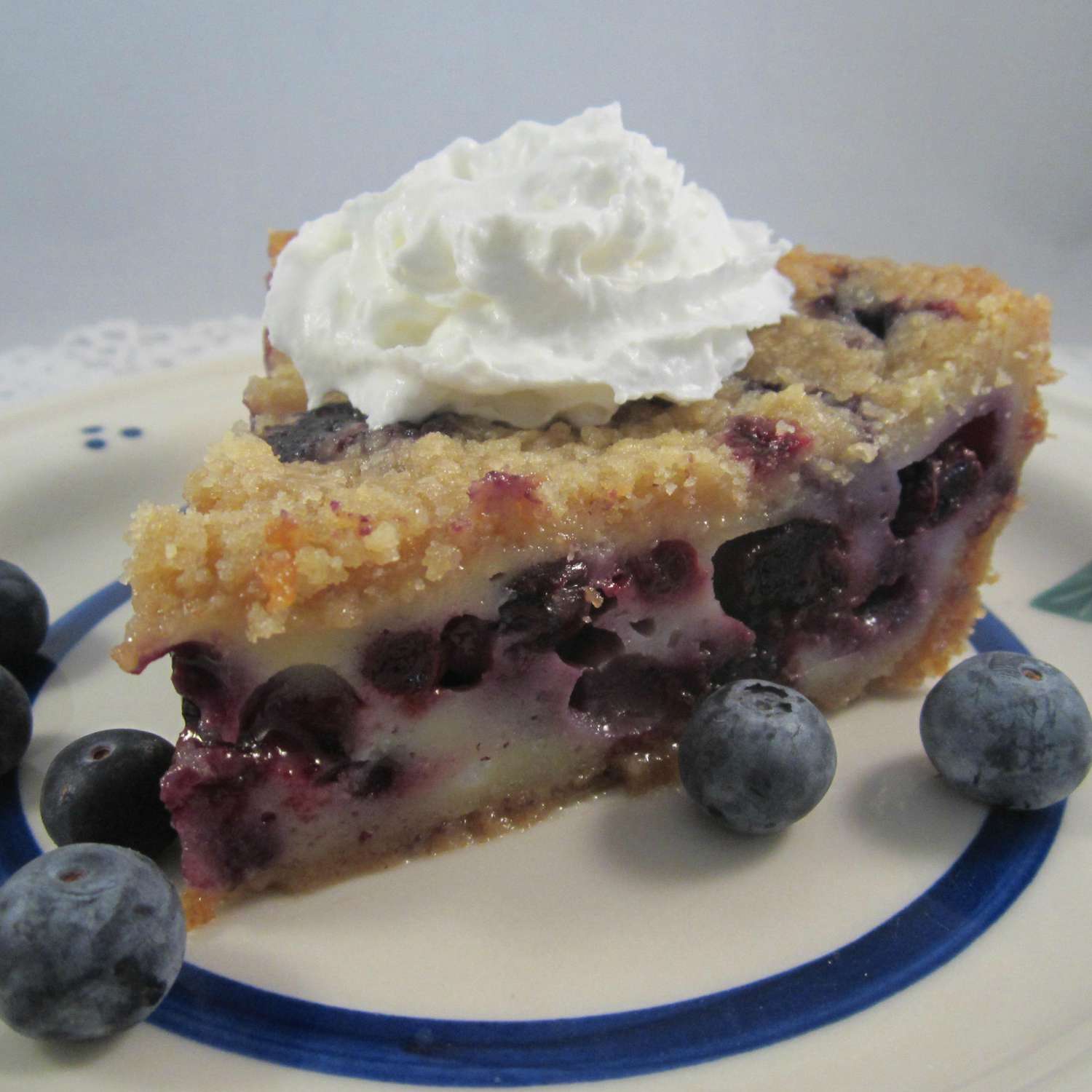 Blueberry Custard Pie Recipe