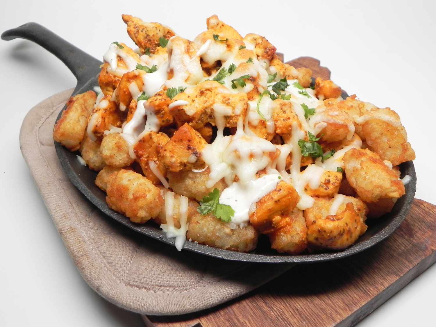 Buffalo Chicken Totchos Recipe