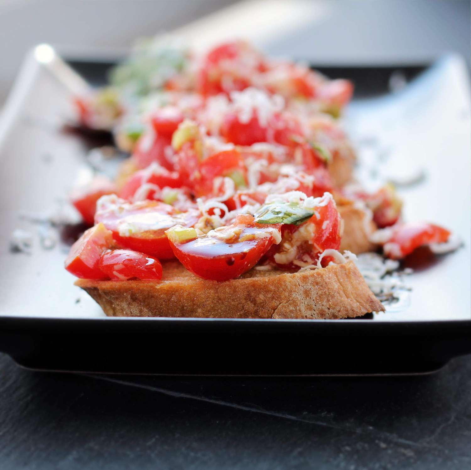 Tomato and Ricotta Salata Bruschetta Recipe