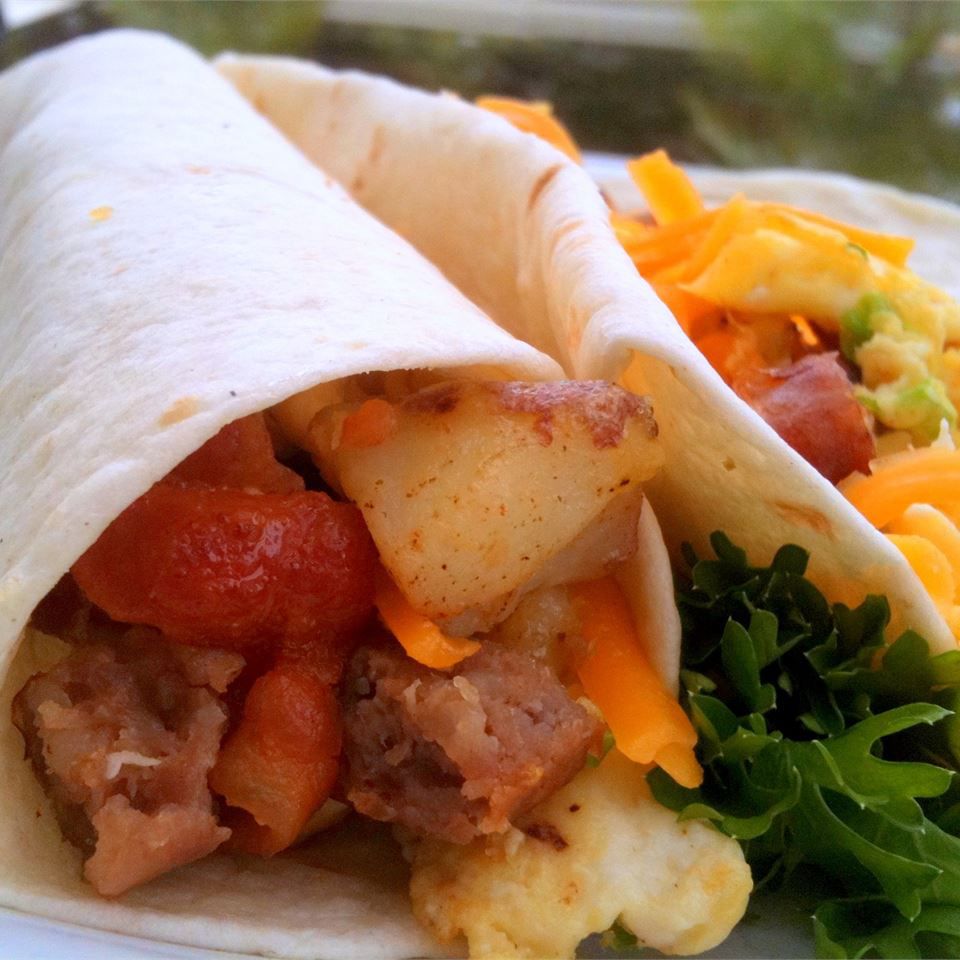 Tasty Breakfast Burritos Recipe