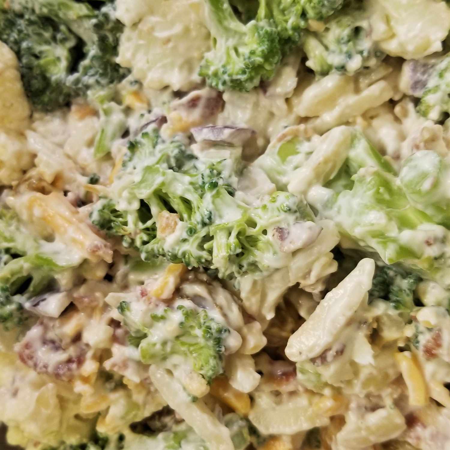 Southern Broccoli and Cauliflower Salad Recipe