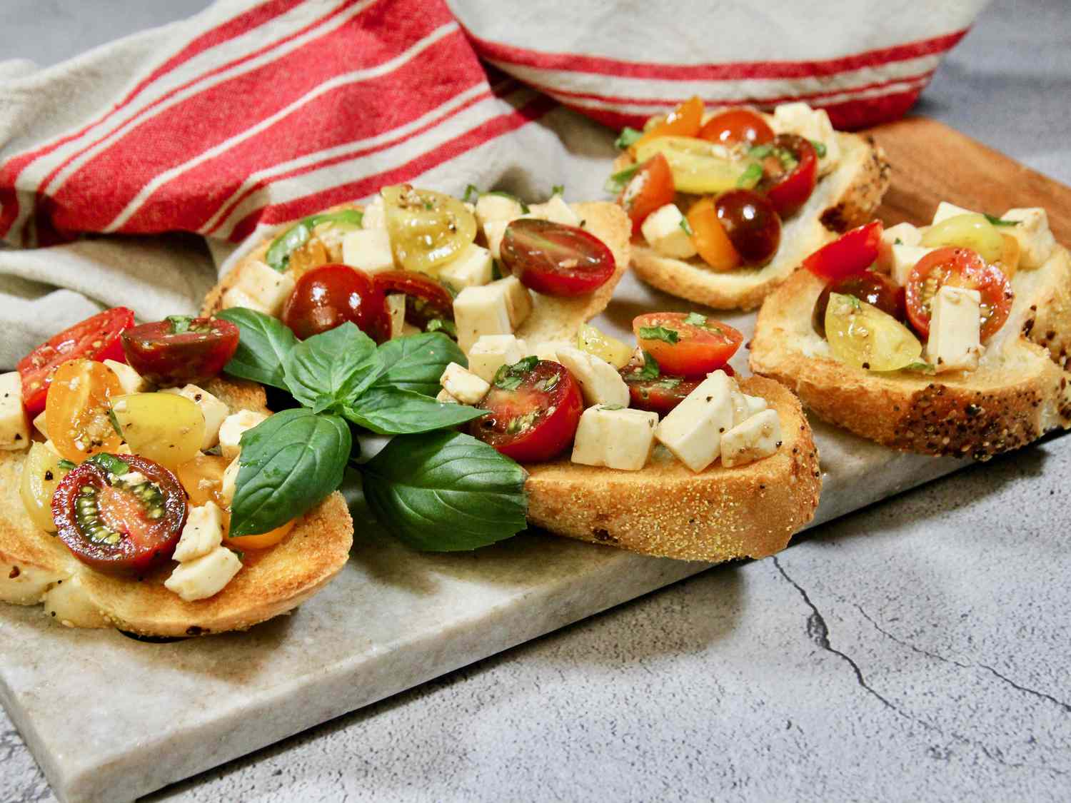 Bruschetta with Mozzarella Recipe