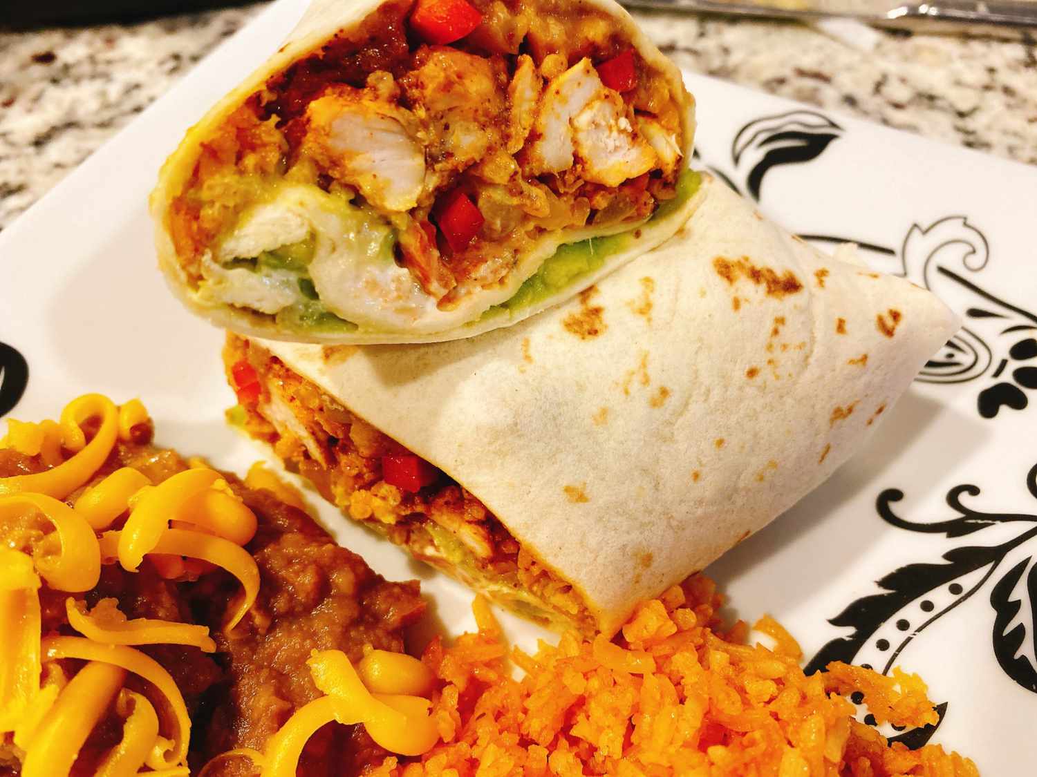 Chicken Fajita Burrito Recipe