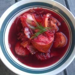 Borscht with Meat Recipe