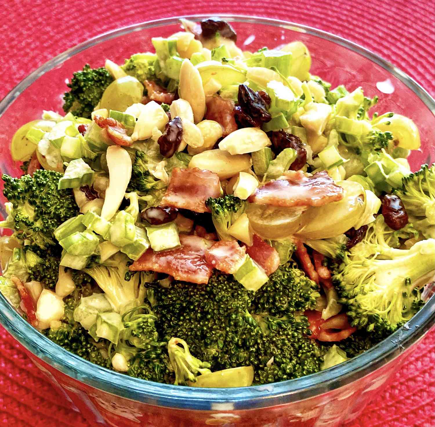 Broccoli Salad with Grapes