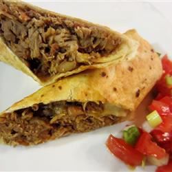 Easy Mexican Pork Burritos Recipe