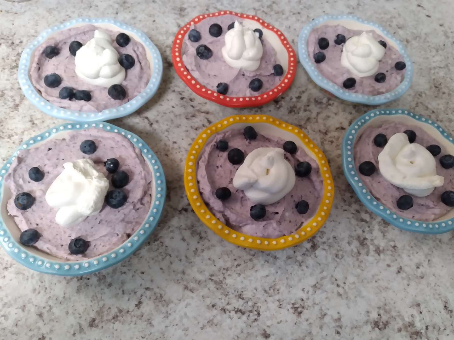 Mini Blueberry-Marscarpone Pies