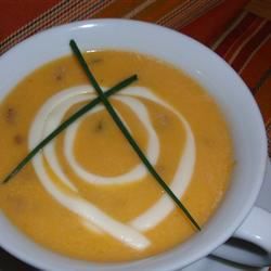 Butternut Squash and Spicy Sausage Soup Recipe