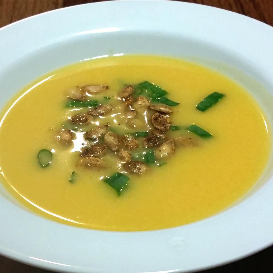 Butternut Squash-Sweet Potato Ginger Bisque Recipe