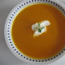 Butternut Squash Soup with Cream Cheese Recipe