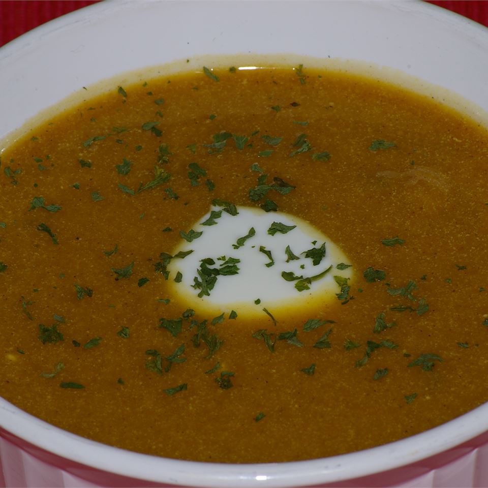 Roasted and Curried Butternut Squash Soup Recipe