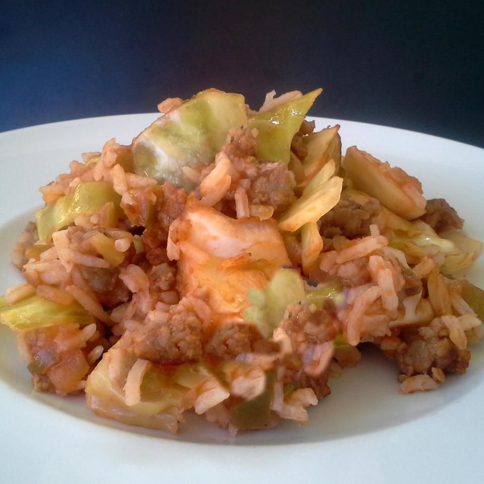 Deconstructed Cabbage Roll Casserole