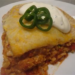 Vegetarian Burrito Casserole Recipe