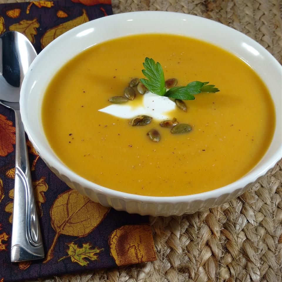 Butternut Squash and Apple Cider Soup Recipe