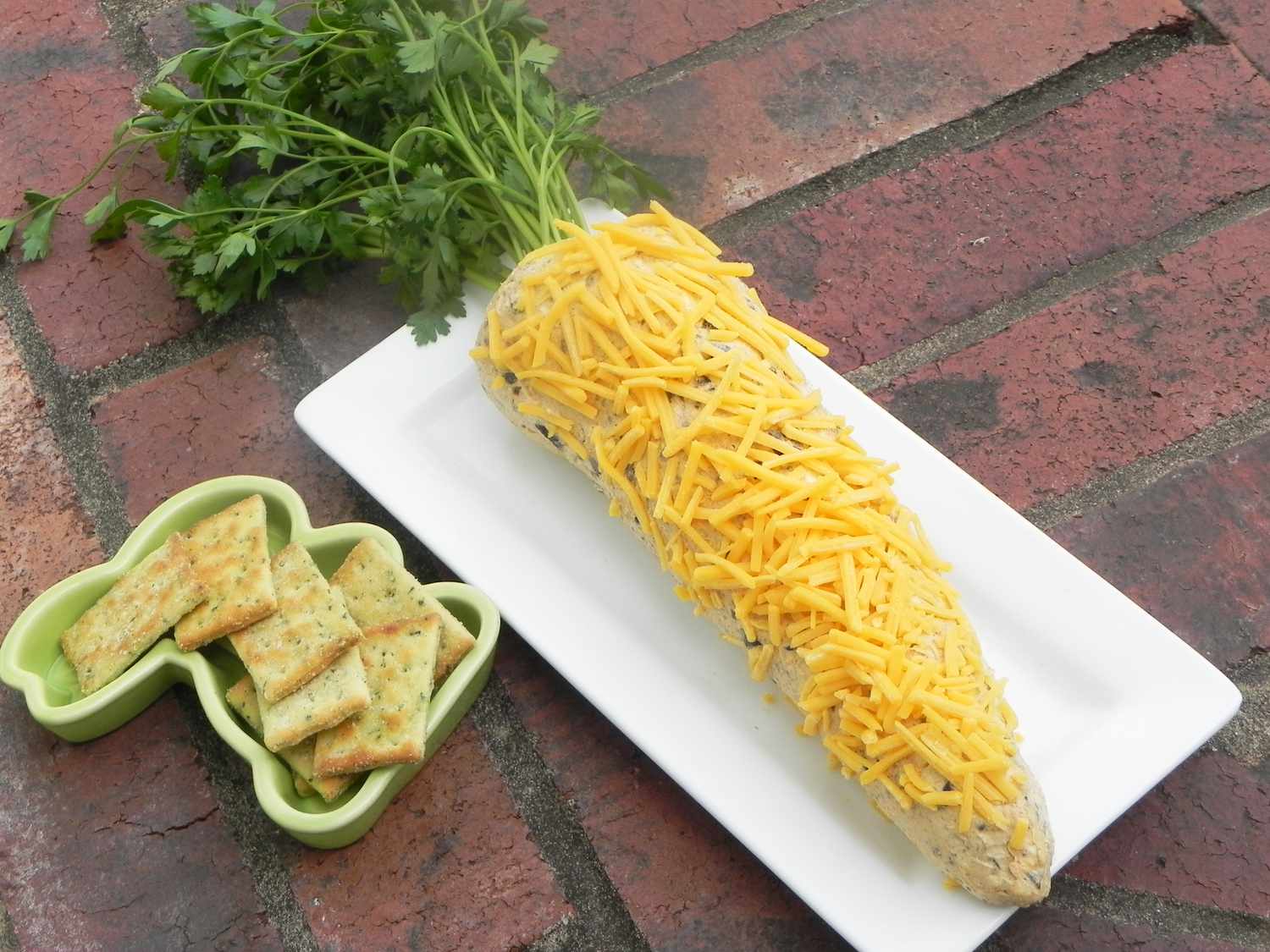 Easter Carrot Cheese Log Recipe