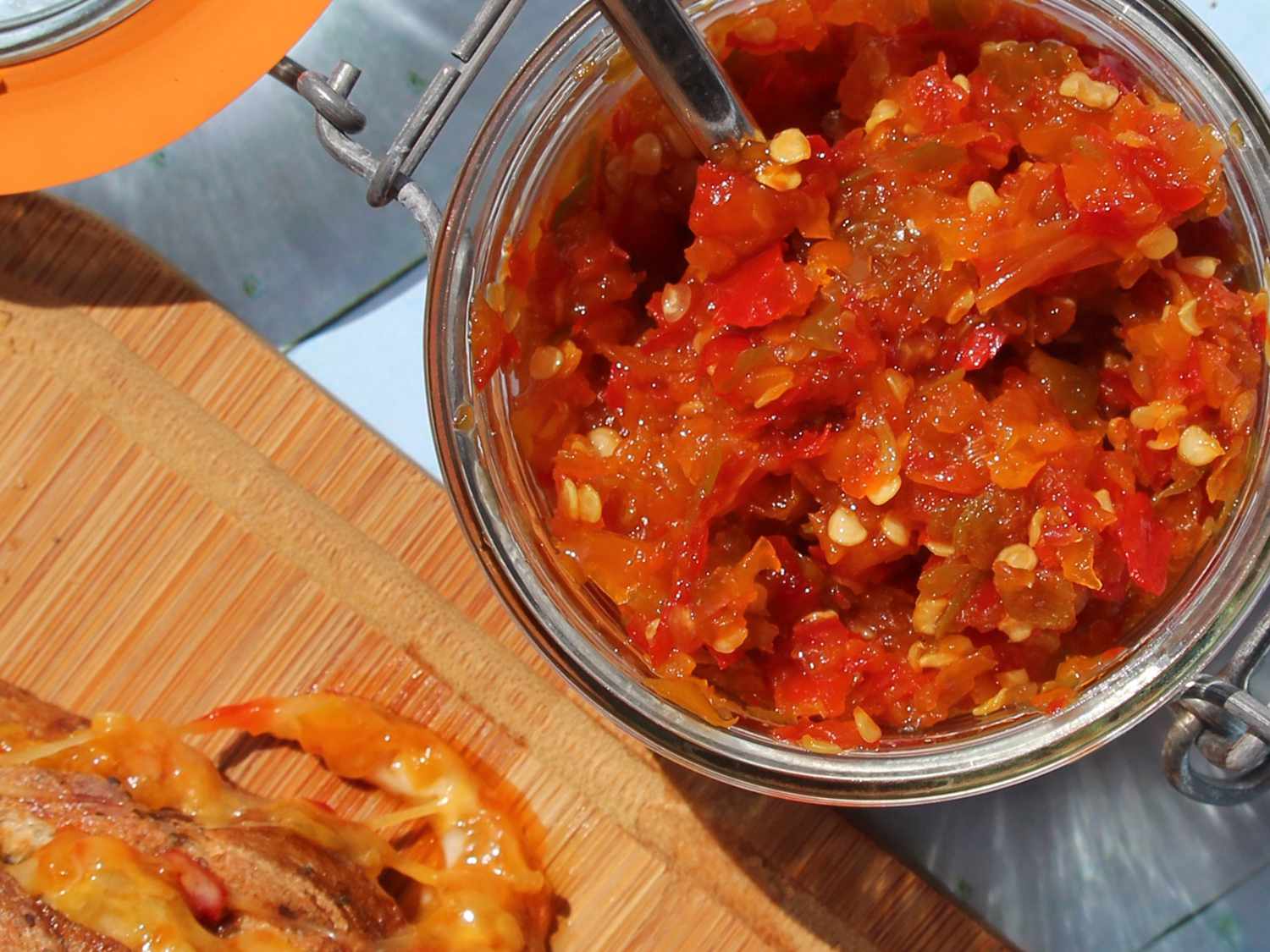 Sweet and Spicy Pepper Relish Recipe