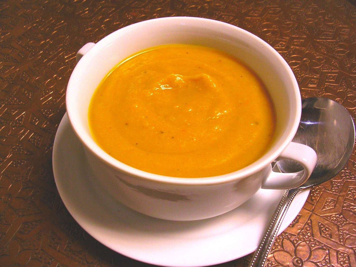 Butternut Squash Soup with Persimmon Recipe