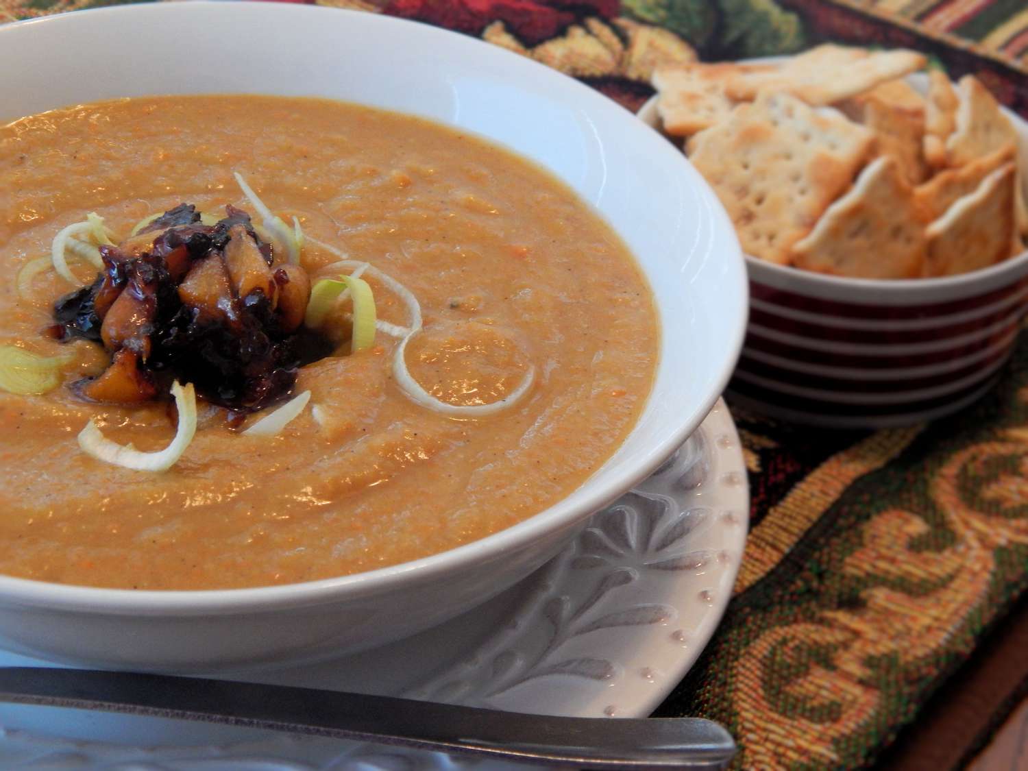 Butternut Squash Leek Soup Recipe