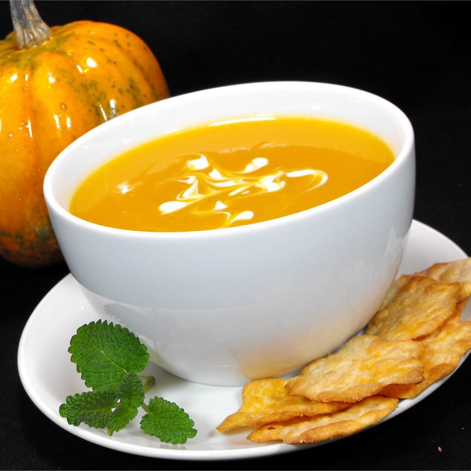 Butternut and Acorn Squash Soup Recipe