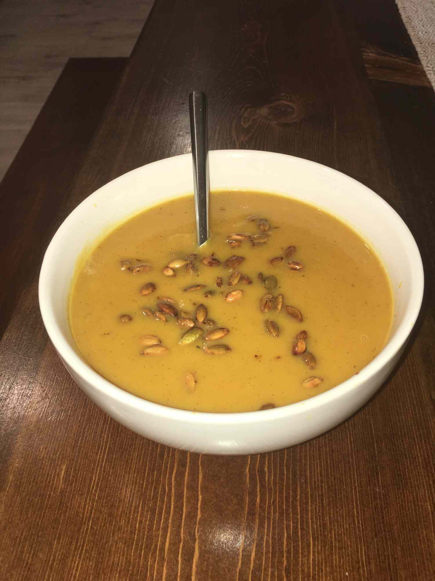 Instant Pot Butternut Squash and Pumpkin Spice Soup Recipe