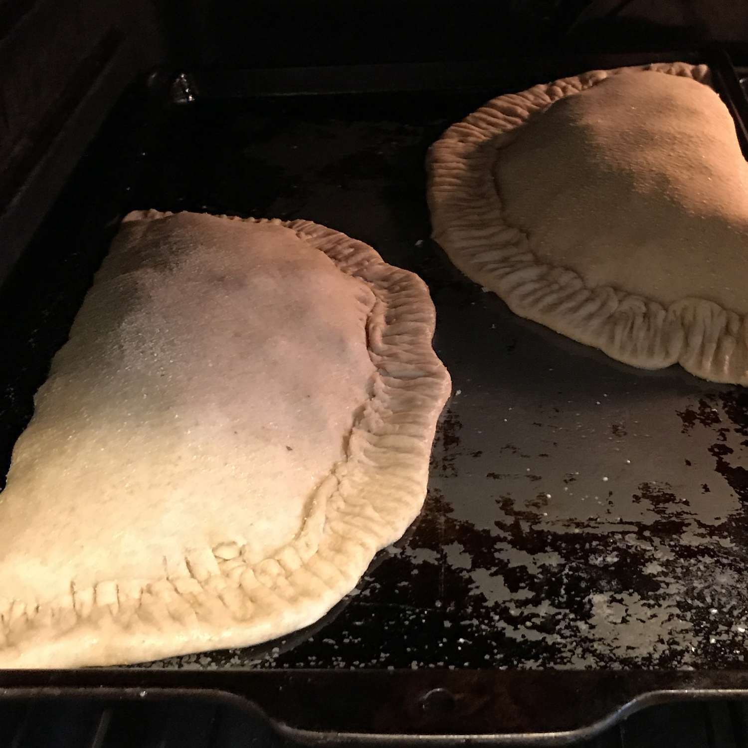 Sausage, Spinach, and Ricotta Calzone Recipe