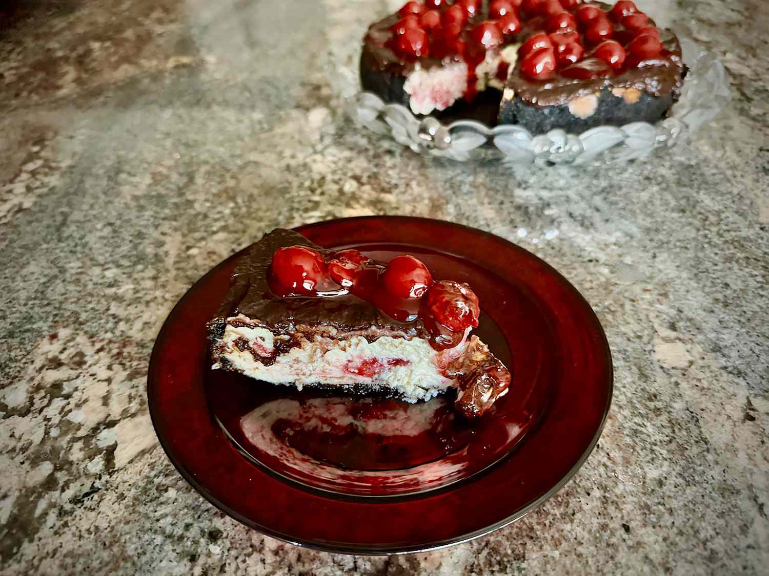 Chocolate Cherry Cheesecake Recipe